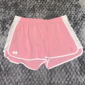Under Armor Breast Cancer Running Shorts!